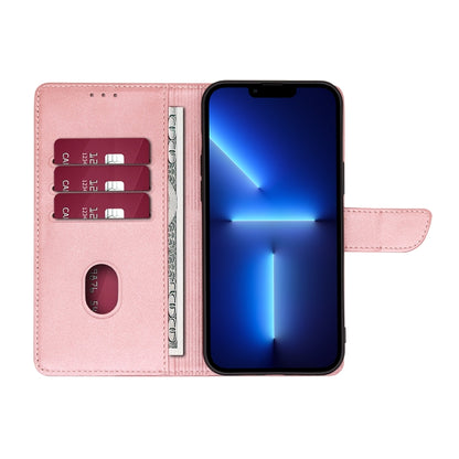 For Blackview A85 Calf Texture Buckle Flip Leather Phone Case(Rose Gold) - More Brand by buy2fix | Online Shopping UK | buy2fix