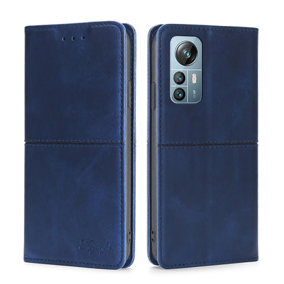 For Blackview A85 Cow Texture Magnetic Horizontal Flip Leather Phone Case(Blue) - More Brand by buy2fix | Online Shopping UK | buy2fix