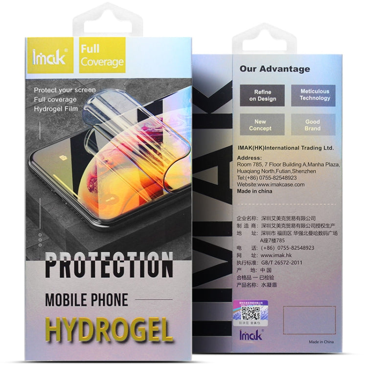 For OPPO Find X6 5G 2pcs imak Curved Hydrogel Film Pnone Back Protector - Others by imak | Online Shopping UK | buy2fix