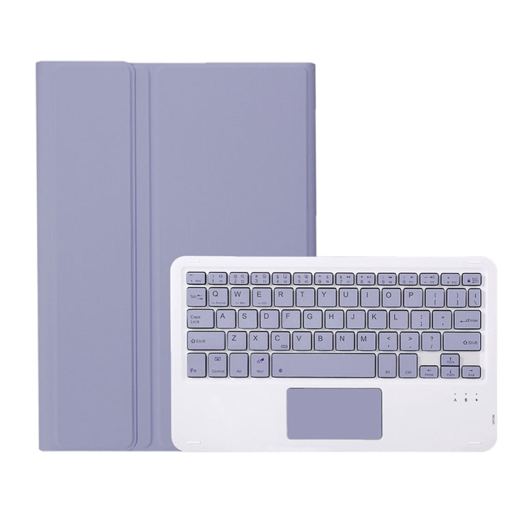 For Xiaomi Pad 6 / Pad 6 Pro A0N7-A Lambskin Texture Ultra-thin Bluetooth Keyboard Leather Case with Touchpad(Purple) - Others Keyboard by buy2fix | Online Shopping UK | buy2fix