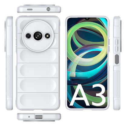 For Xiaomi Redmi A3 4G Global Magic Shield TPU + Flannel Phone Case(White) - Xiaomi Cases by buy2fix | Online Shopping UK | buy2fix