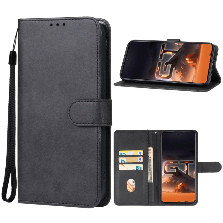 For Infinix GT 10 Pro Leather Phone Case(Black) - Infinix Cases by buy2fix | Online Shopping UK | buy2fix