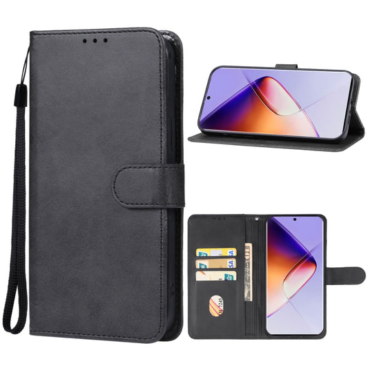 For Infinix Note 40 Leather Phone Case(Black) - Infinix Cases by buy2fix | Online Shopping UK | buy2fix
