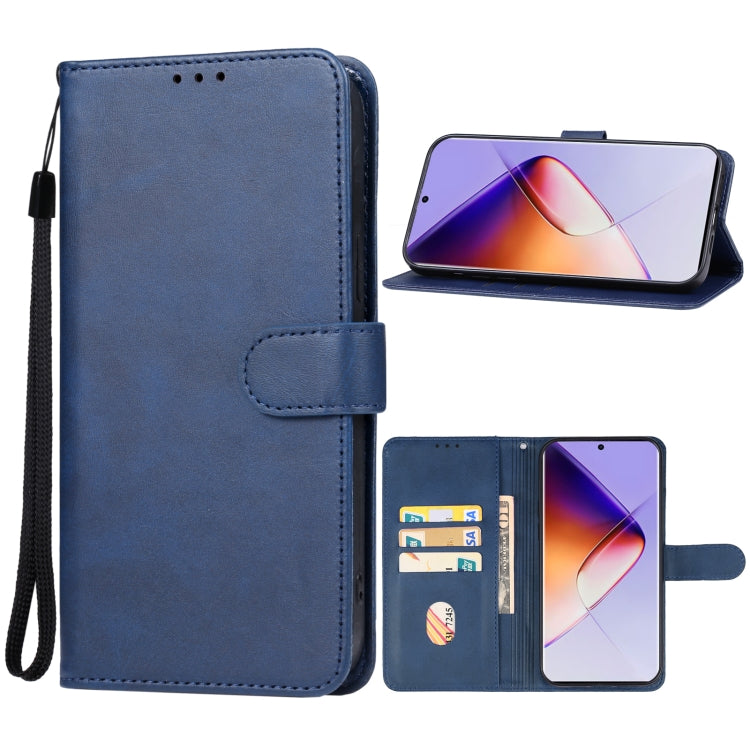 For Infinix Note 40 Leather Phone Case(Blue) - Infinix Cases by buy2fix | Online Shopping UK | buy2fix