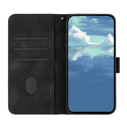 For Xiaomi Redmi Note 12 Pro 4G/5G Global Line Pattern Skin Feel Leather Phone Case(Black) - Xiaomi Cases by buy2fix | Online Shopping UK | buy2fix