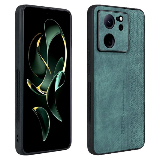 For Xiaomi 13T / 13T Pro / Redmi K60 Ultra AZNS 3D Embossed Skin Feel Phone Case(Dark Green) - Redmi K60 Ultra Cases by AZNS | Online Shopping UK | buy2fix