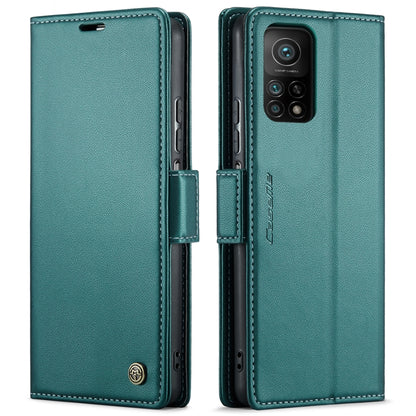 For Xiaomi Mi 10T 5G／10T Pro 5G CaseMe 023 Butterfly Buckle Litchi Texture RFID Anti-theft Leather Phone Case(Pearly Blue) - Xiaomi Cases by CaseMe | Online Shopping UK | buy2fix