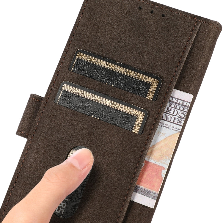 For Xiaomi Redmi K70E / POCO X6 Pro KHAZNEH Matte Texture Leather Phone Case(Brown) - K70E Cases by buy2fix | Online Shopping UK | buy2fix