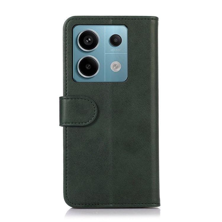 For Xiaomi Redmi Note 13 Pro 5G Global/Poco X6 5G Cow Texture Leather Phone Case(Green) - Note 13 Pro Cases by buy2fix | Online Shopping UK | buy2fix