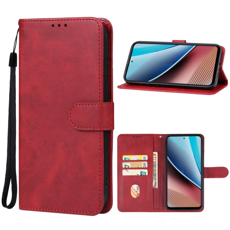 For Motorola Moto G Stylus 2023 4G Leather Phone Case(Red) - Motorola Cases by buy2fix | Online Shopping UK | buy2fix