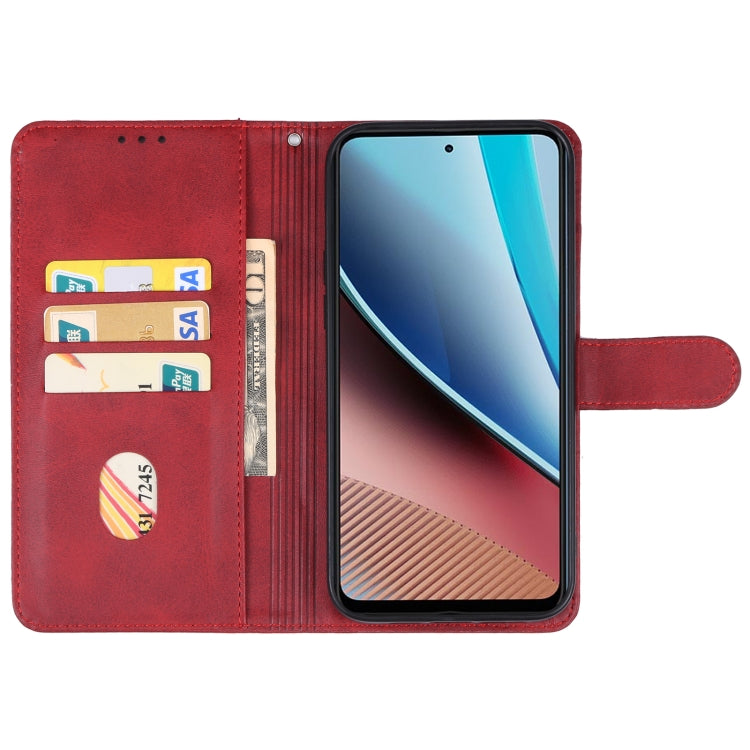 For Motorola Moto G Stylus 2023 4G Leather Phone Case(Red) - Motorola Cases by buy2fix | Online Shopping UK | buy2fix