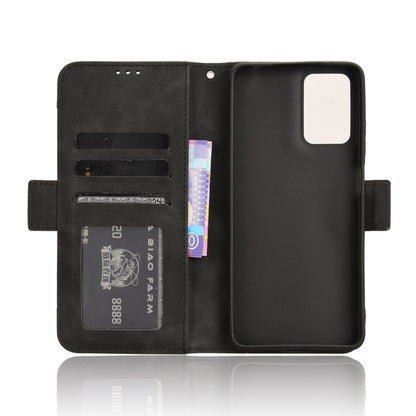 For Motorola Moto G04 / G24 Skin Feel Calf Texture Card Slots Leather Phone Case(Black) - Motorola Cases by buy2fix | Online Shopping UK | buy2fix