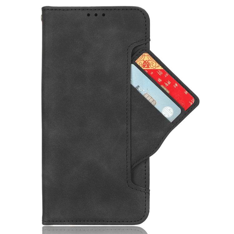 For Google Pixel 9 Skin Feel Calf Texture Card Slots Leather Phone Case(Black) - Google Cases by buy2fix | Online Shopping UK | buy2fix