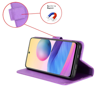 For Google Pixel 9 Diamond Texture Leather Phone Case(Purple) - Google Cases by buy2fix | Online Shopping UK | buy2fix