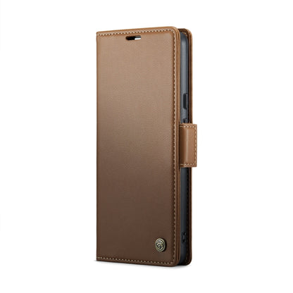 For Google Pixel 9 Pro XL CaseMe 023 Butterfly Buckle Litchi Texture RFID Anti-theft Leather Phone Case(Brown) - Google Cases by CaseMe | Online Shopping UK | buy2fix