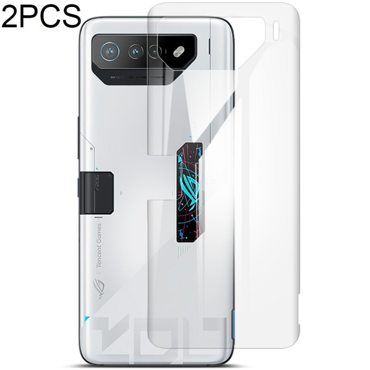 For Asus ROG Phone 7 Pro/Phone 7 Ultimate 2pcs imak Curved Hydrogel Film Pnone Back Protector - ASUS Tempered Glass by imak | Online Shopping UK | buy2fix