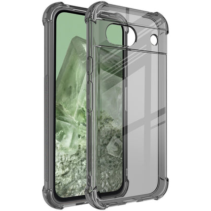 For Google Pixel 8a imak Shockproof Airbag TPU Phone Case(Transparent Black) - Google Cases by imak | Online Shopping UK | buy2fix