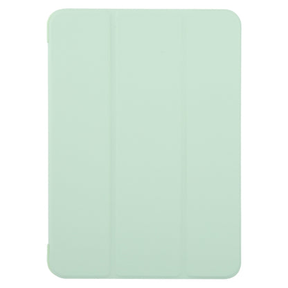 For iPad Pro 13 2024 GEBEI 3-folding Holder Shockproof Flip Leather Tablet Case(Green) - iPad Pro 13 2024 Cases by GEBEI | Online Shopping UK | buy2fix