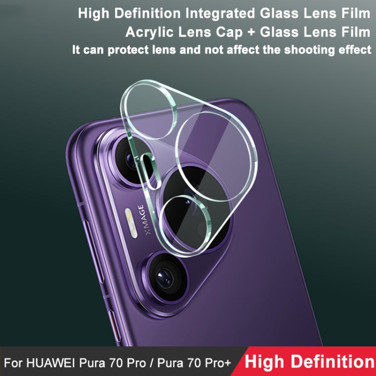 For Huawei Pura 70 Pro / Pura 70 Pro+ imak Integrated Rear Camera Lens Tempered Glass Film - For Huawei by imak | Online Shopping UK | buy2fix