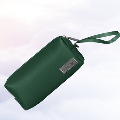 Waterproof PU Leather Laptop Accessory Bag(Dark Green) - Other by buy2fix | Online Shopping UK | buy2fix