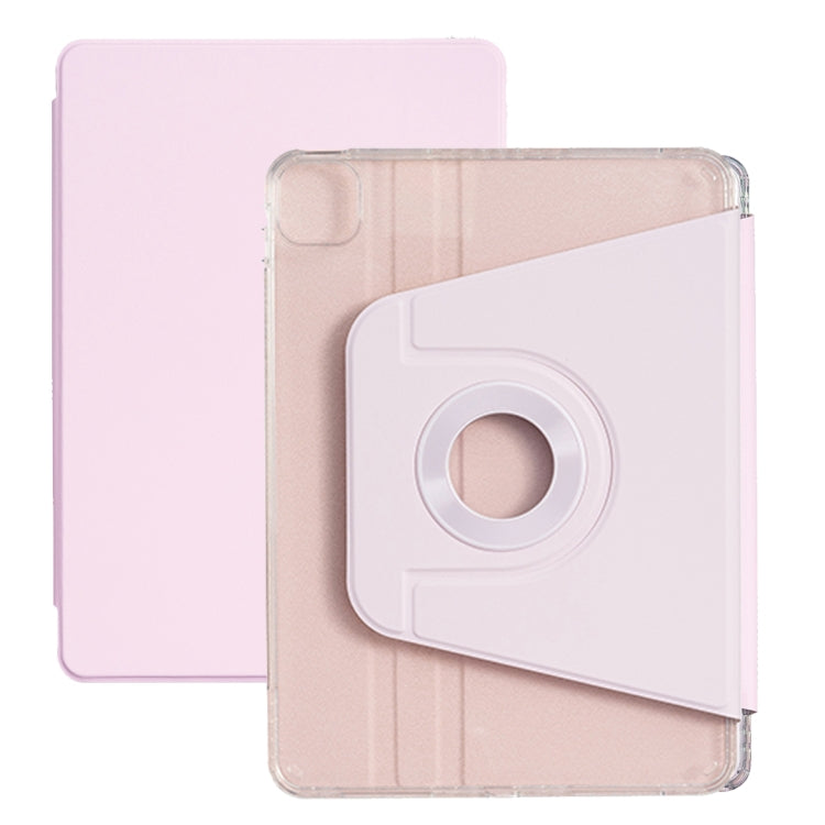 For iPad Pro 11 2024 Magnetic Split Leather Smart Tablet Case(Pink) - iPad Pro 11 2024 Cases by buy2fix | Online Shopping UK | buy2fix