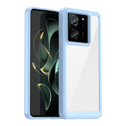 For Xiaomi 13T Colorful Series Acrylic Hybrid TPU Phone Case(Blue) - Xiaomi Cases by buy2fix | Online Shopping UK | buy2fix