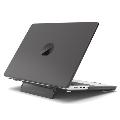 For Macbook Pro 16.2 2023 A2991/A2780 Frosted Translucent Laptop Protective Case(Black) - MacBook Pro Cases by buy2fix | Online Shopping UK | buy2fix