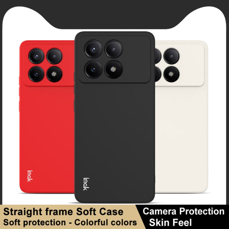 For Xiaomi Poco X6 Pro 5G/Redmi K70E 5G IMAK UC-4 Series Straight Edge TPU Soft Phone Case(White) - K70E Cases by imak | Online Shopping UK | buy2fix