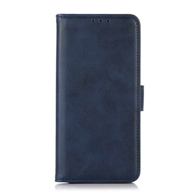 For iPhone 16 Plus Cow Texture Leather Phone Case(Blue) - iPhone 16 Plus Cases by buy2fix | Online Shopping UK | buy2fix