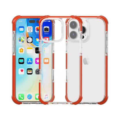 For iPhone 16 Pro Max Four-corner Shockproof TPU + Acrylic Phone Case(Red) - iPhone 16 Pro Max Cases by buy2fix | Online Shopping UK | buy2fix