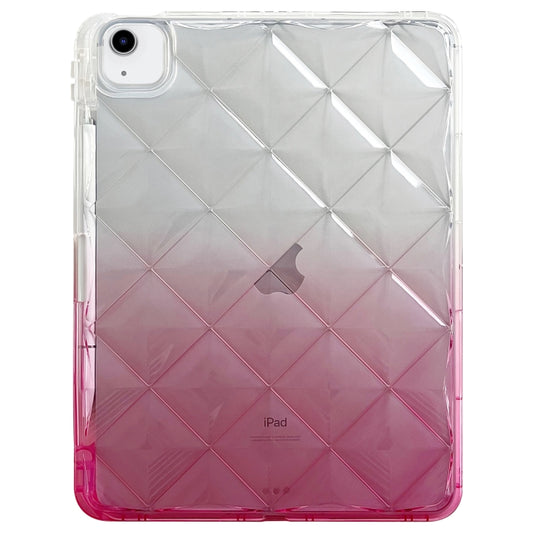 For iPad Air 11 2024 / iPad Pro 11 Gradient Diamond Plaid TPU Tablet Case(Gradient Pink) - iPad Pro 11 (2022/2021) Cases by buy2fix | Online Shopping UK | buy2fix