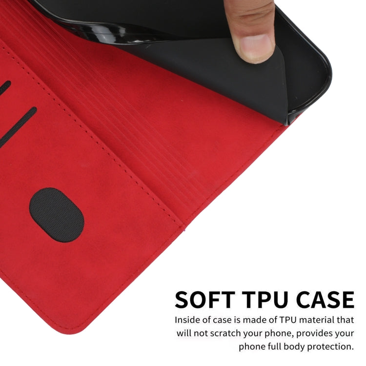 For Xiaomi Redmi Note 13 pro Diamond Splicing Skin Feel Magnetic Leather Phone Case(Red) - Note 13 Pro Cases by buy2fix | Online Shopping UK | buy2fix