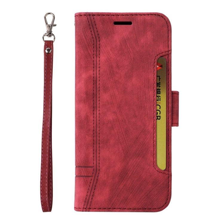 For iPhone 16 BETOPNICE Dual-side Buckle Leather Phone Case(Red) - iPhone 16 Cases by BETOPNICE | Online Shopping UK | buy2fix