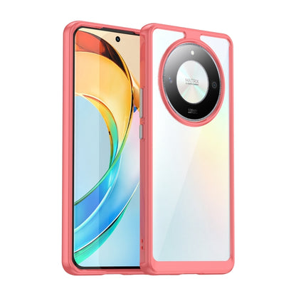 For Honor X50 Pro Colorful Series Acrylic Hybrid TPU Phone Case(Red) - Honor Cases by buy2fix | Online Shopping UK | buy2fix