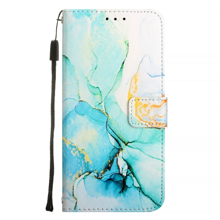 For iPhone 16 Pro Max PT003 Marble Pattern Flip Leather Phone Case(Green LS003) - iPhone 16 Pro Max Cases by buy2fix | Online Shopping UK | buy2fix