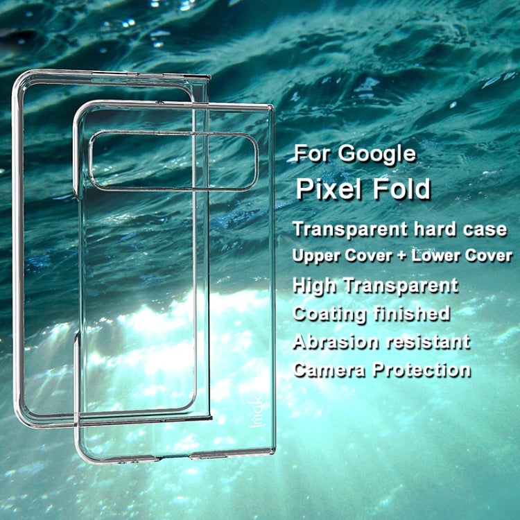 For Google Pixel Fold IMAK Wing II Wear-resisting Crystal Protective Case - Google Cases by imak | Online Shopping UK | buy2fix