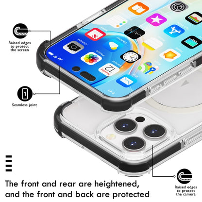 For iPhone 16 Pro Max Acrylic Magsafe Magnetic Shockproof Phone Case(Transparent) - iPhone 16 Pro Max Cases by buy2fix | Online Shopping UK | buy2fix