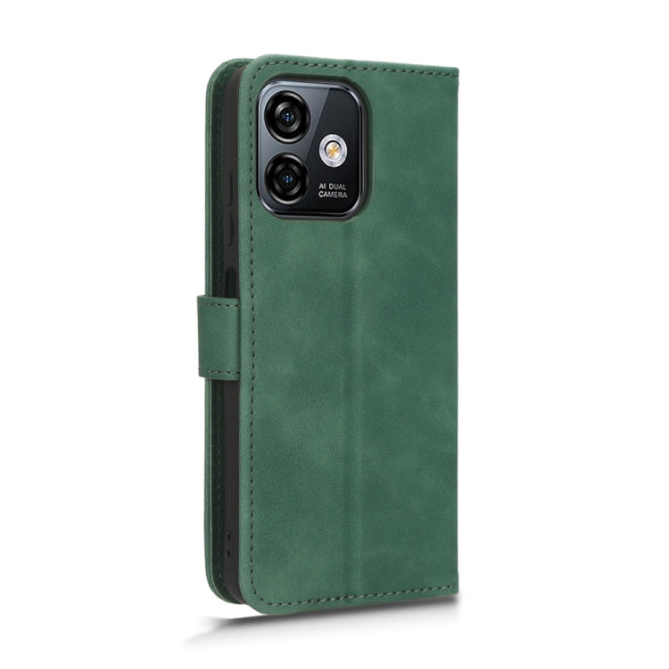 For Ulefone Note 16 Pro Skin Feel Magnetic Flip Leather Phone Case(Green) - Ulefone Cases by buy2fix | Online Shopping UK | buy2fix