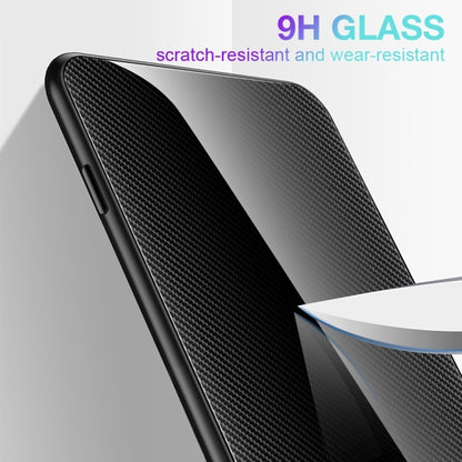 For iPhone 16 Plus Texture Gradient Glass TPU Phone Case(White) - iPhone 16 Plus Cases by buy2fix | Online Shopping UK | buy2fix