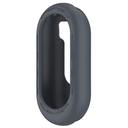 For Xiaomi Mi Band 8 Pure Color Silicone Watch Protective Case(Grey) - Watch Cases by buy2fix | Online Shopping UK | buy2fix