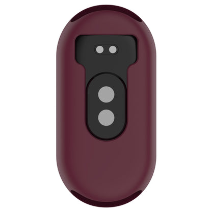 For Xiaomi Mi Band 8 Pure Color Silicone Watch Protective Case(Wine Red) - Watch Cases by buy2fix | Online Shopping UK | buy2fix