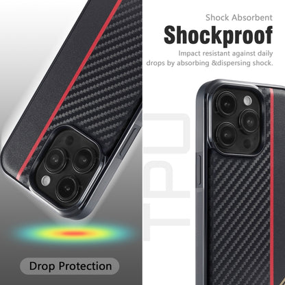 For Samsung Galaxy S23 LC.IMEEKE 3 in 1 Carbon Fiber Texture Shockproof Phone Case(Black) - Galaxy Phone Cases by LC.IMEEKE | Online Shopping UK | buy2fix