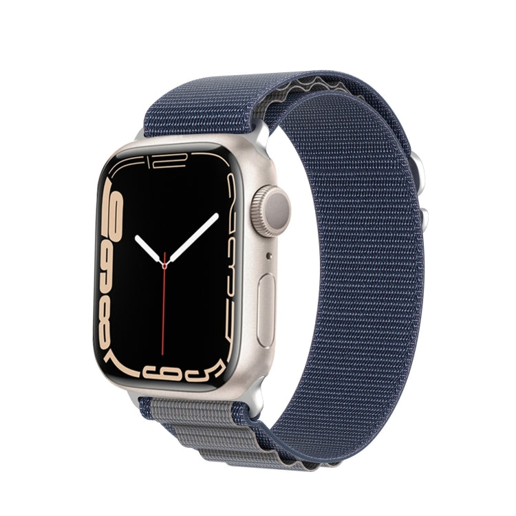 For Apple Watch Series 9 45mm DUX DUCIS GS Series Nylon Loop Watch Band(Blue) - Watch Bands by DUX DUCIS | Online Shopping UK | buy2fix