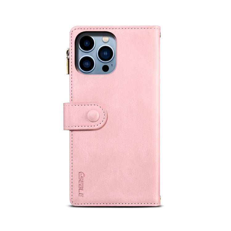 For iPhone 16 Pro ESEBLE Retro Frosted RFID Flip Leather Phone Case(Rose Gold) - iPhone 16 Pro Cases by ESEBLE | Online Shopping UK | buy2fix