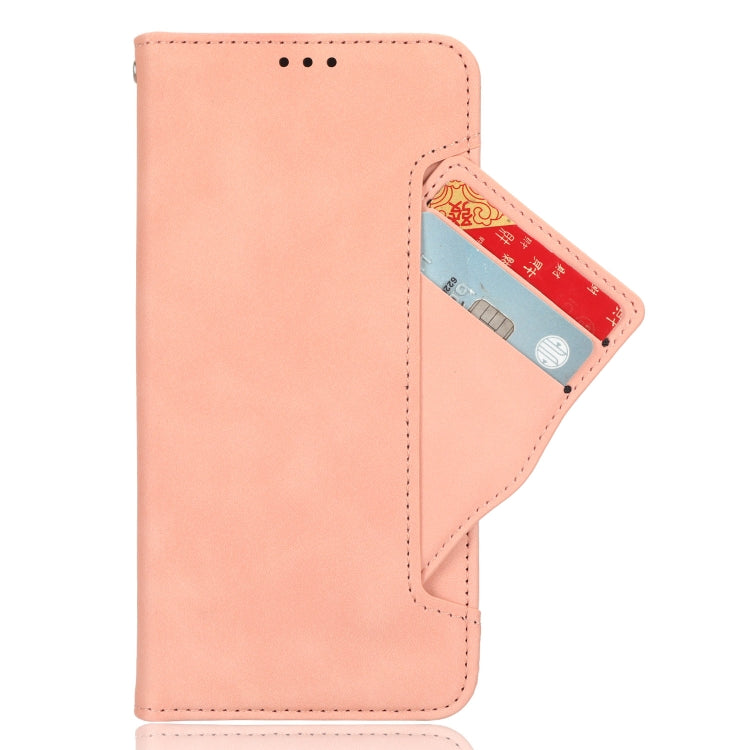 For Blackview A52 / A52 Pro Skin Feel Calf Texture Card Slots Leather Phone Case(Pink) - More Brand by buy2fix | Online Shopping UK | buy2fix