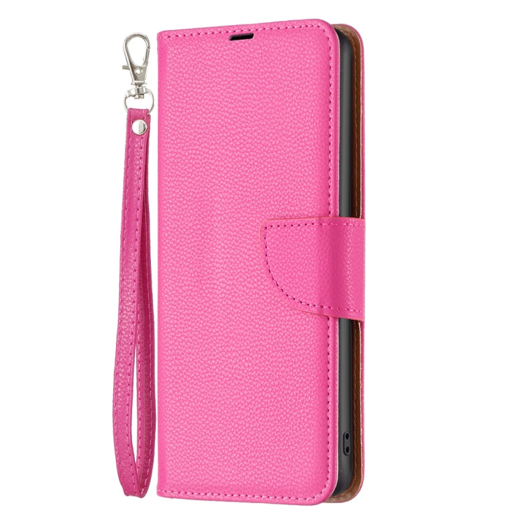 For Samsung Galaxy A55 Litchi Texture Pure Color Flip Leather Phone Case(Rose Red) - Galaxy Phone Cases by buy2fix | Online Shopping UK | buy2fix