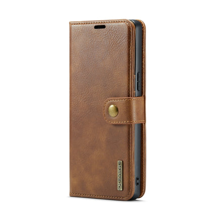 For Sony Xperia 10 VI DG.MING Crazy Horse Texture Detachable Magnetic Leather Phone Case(Brown) - Sony Cases by DG.MING | Online Shopping UK | buy2fix