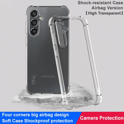 For Samsung Galaxy S23 FE 5G imak Shockproof Airbag TPU Phone Case(Transparent) - Galaxy Phone Cases by imak | Online Shopping UK | buy2fix