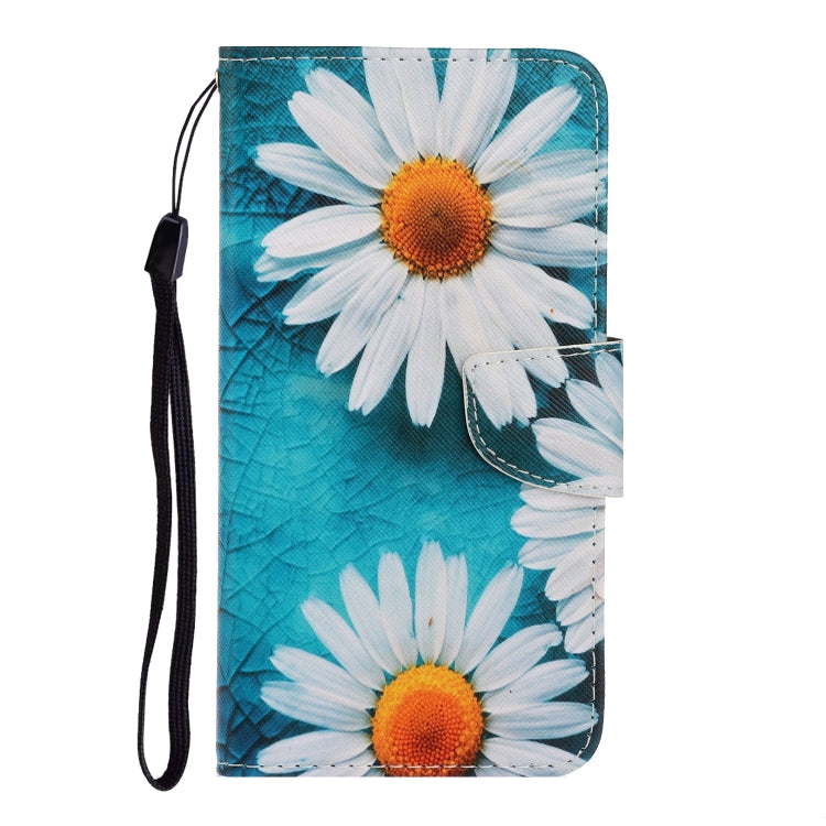 For iPhone 16 Pro 3D Colored Drawing Flip Leather Phone Case(Daisy) - iPhone 16 Pro Cases by buy2fix | Online Shopping UK | buy2fix