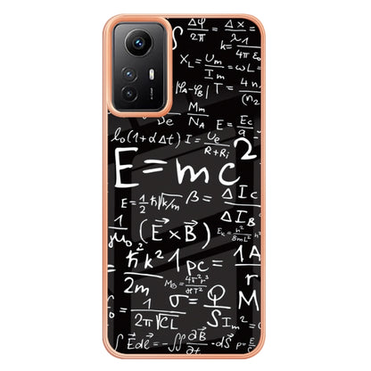 Xiaomi Redmi Note 12S 4G Electroplating Marble Dual-side IMD Phone Case(Equation) - Xiaomi Cases by buy2fix | Online Shopping UK | buy2fix